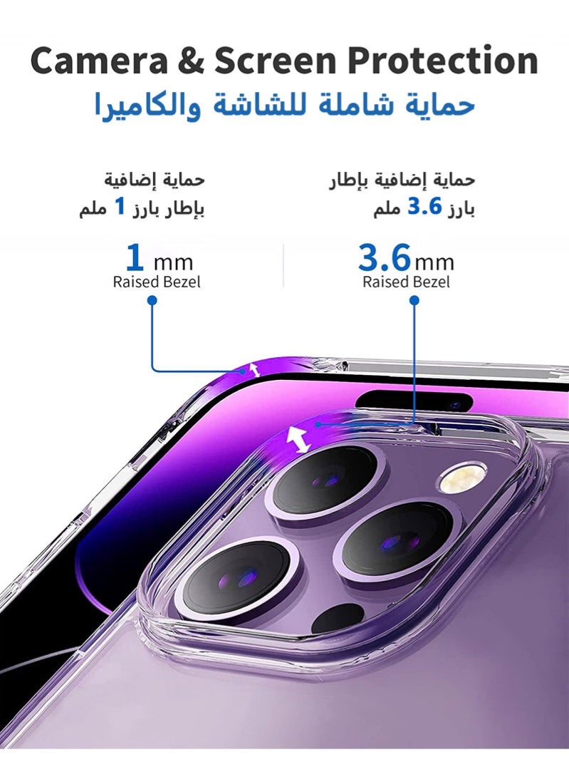 iPhone 14 Pro Max Case Cover - Clear, Anti-Yellowing, Slim, Lightweight and Super Grip Back Cover(6.7 inch) - Image 5